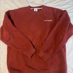 Columbia Brick Red Crewneck Sweater
